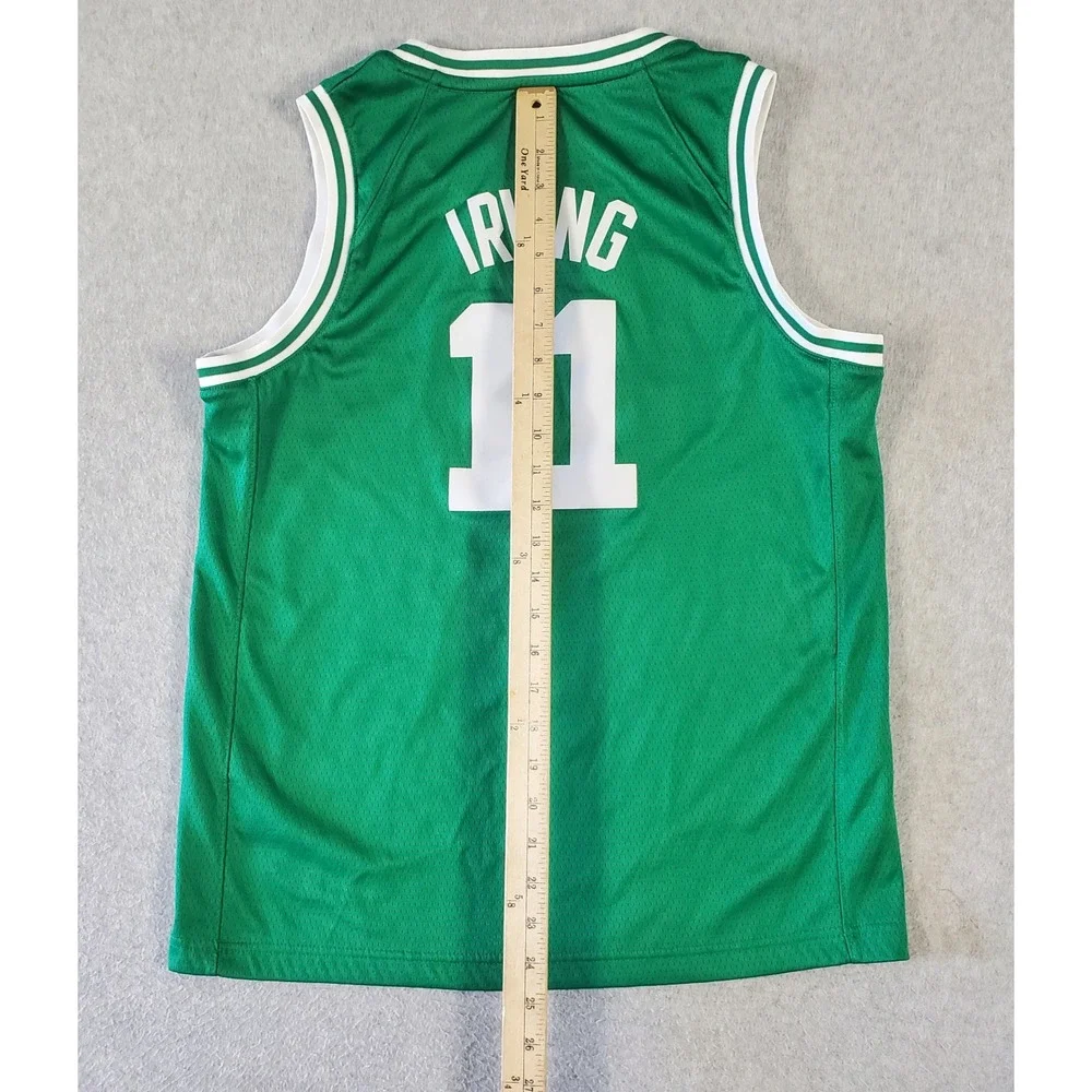 Nike Boston Celtics Kyrie Irving 11 Jersey Kids Large Green Dri-FIT Swingman